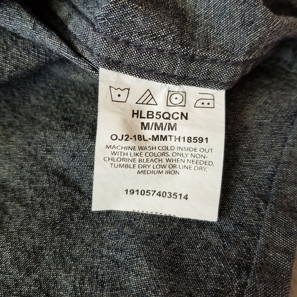 WRANGLER Set of 2 Woven Twill Classic Short Sleeve Shirts Size M - Picture 7 of 13